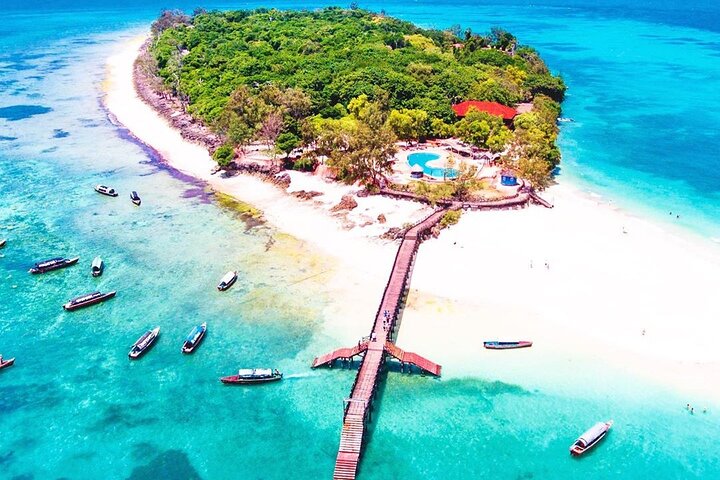 Prison Island white sand beach Zanzibar