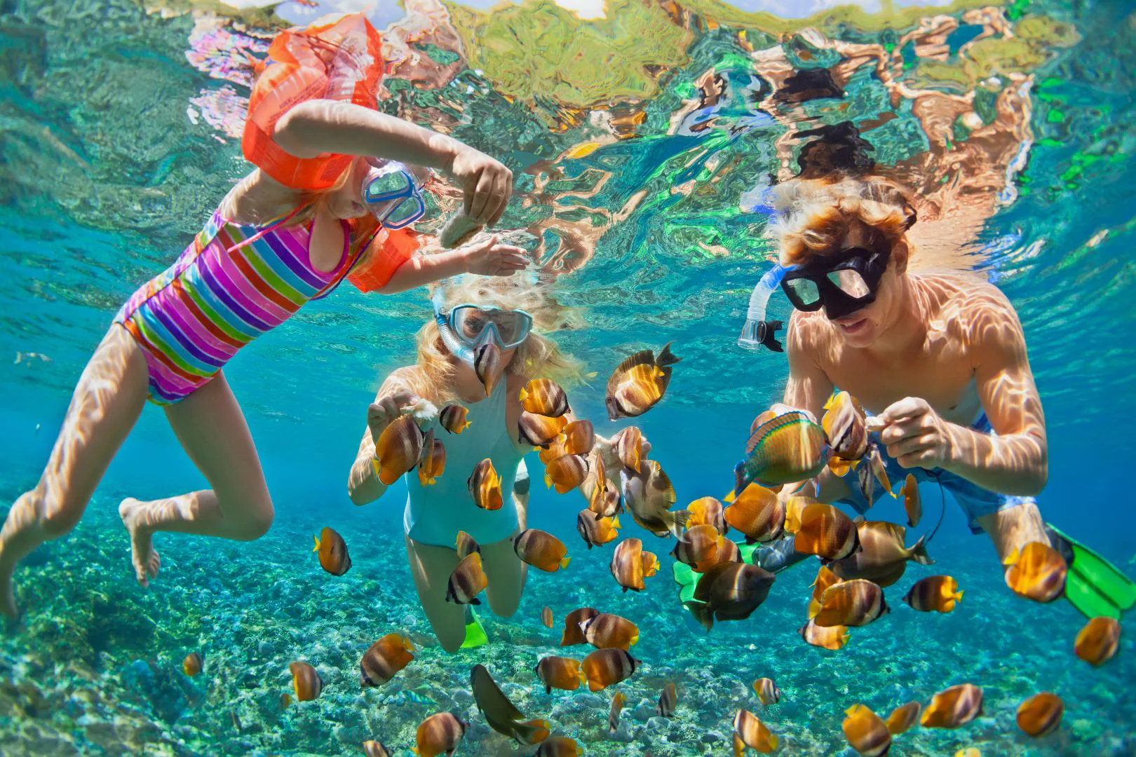 family snorkeling experience in Zanzibar