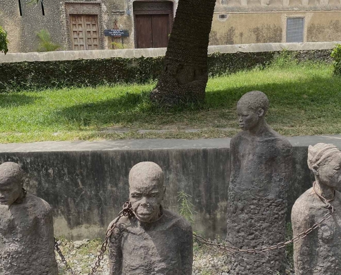 Zanzibar slave market history site