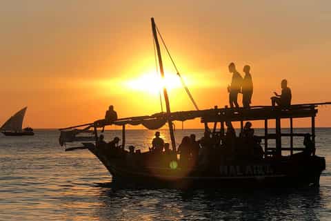Sunset view in Fumba Zanzibar