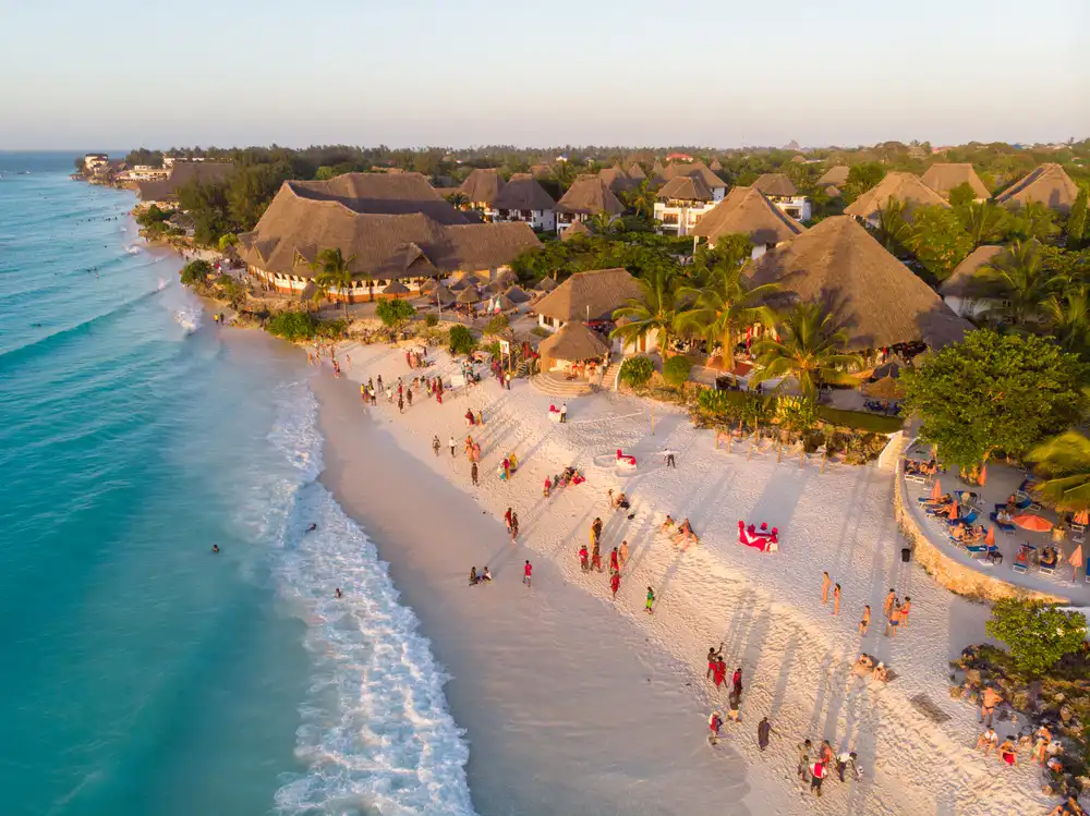 Beautiful Nungwi beach Zanzibar