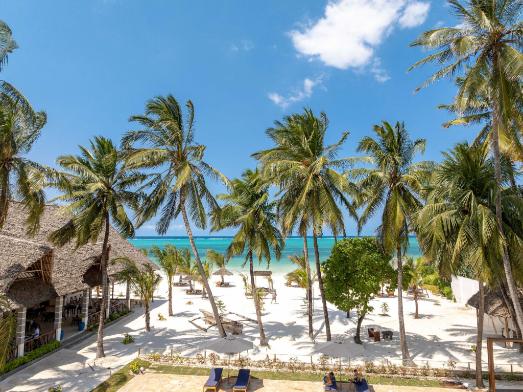 Pwani Mchangani beach Zanzibar white sand