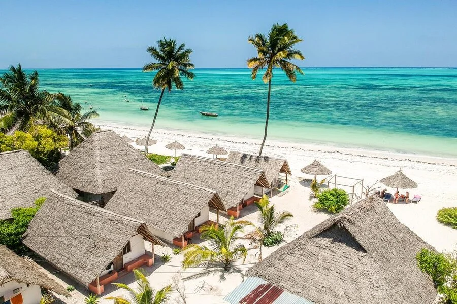 beautiful Jambiani beach Zanzibar