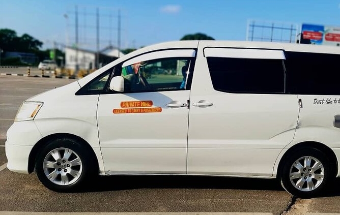 Private taxi from Zanzibar ferry to Pwani Mchangani
