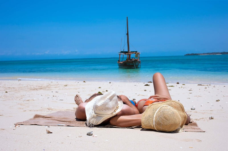 Fumba Zanzibar beach scenery