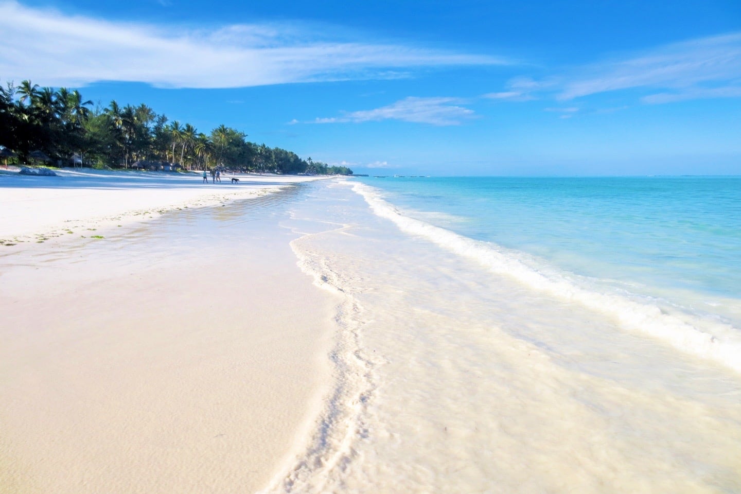 Beautiful Jambiani beach Zanzibar