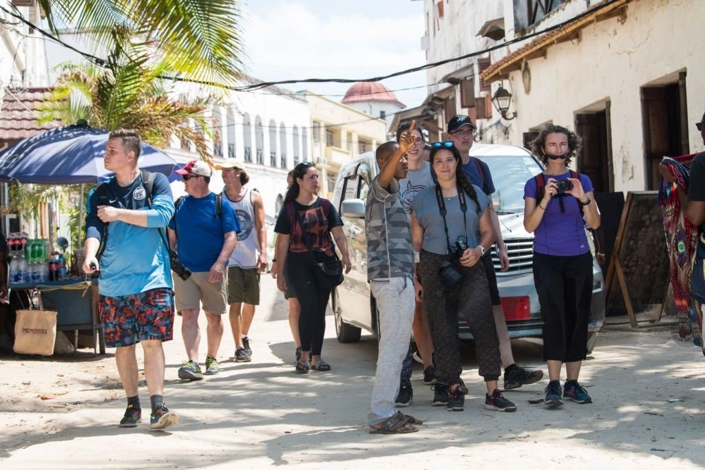 Stone Town historic streets Zanzibar