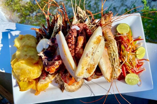 The Rock Restaurant Zanzibar food