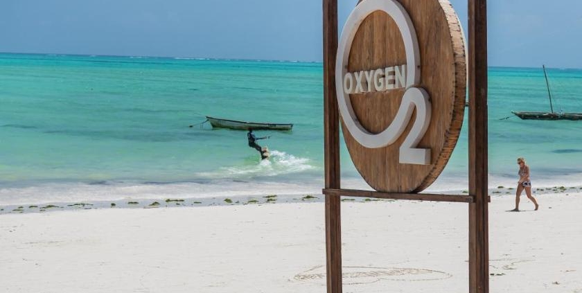 Oxygen Paje Hotel beachfront view Zanzibar