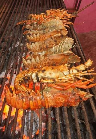The Rock Restaurant Zanzibar food