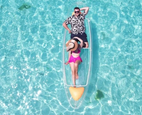 zanzibar transparent kayak